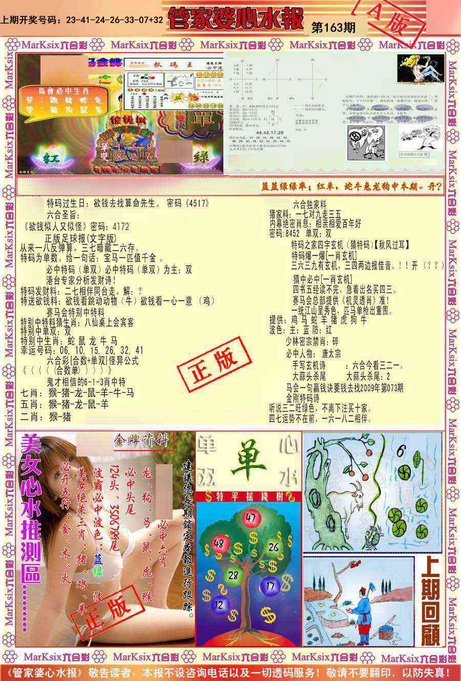 163期管家婆心水报A[图]